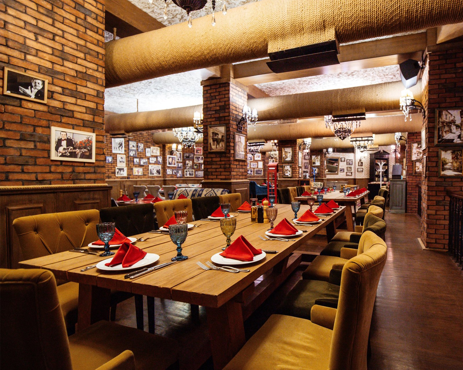 Commercial dining spaces